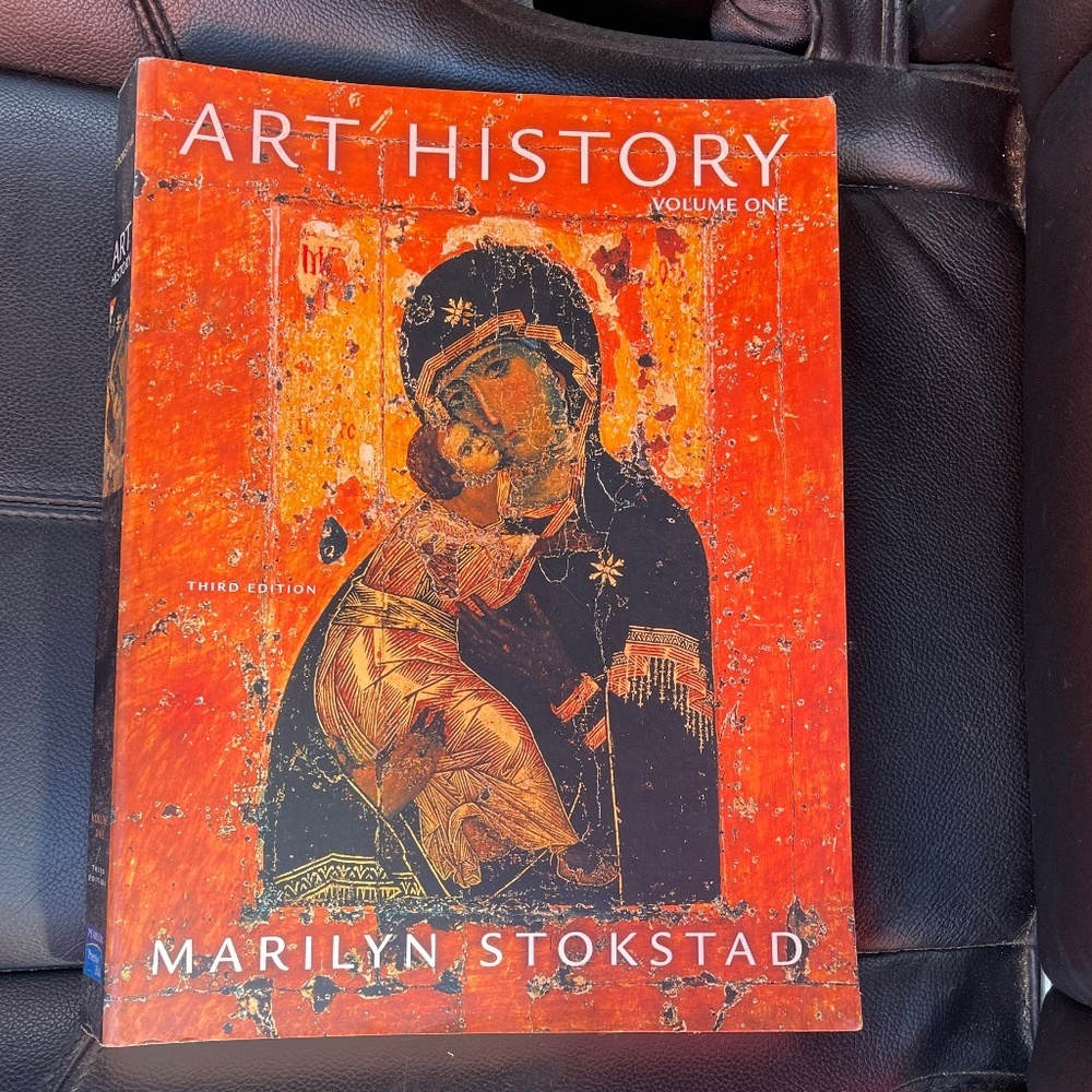 Art History Volume One by Marilyn Stokstad - Orange and Black Cover - Picture 1 of 3